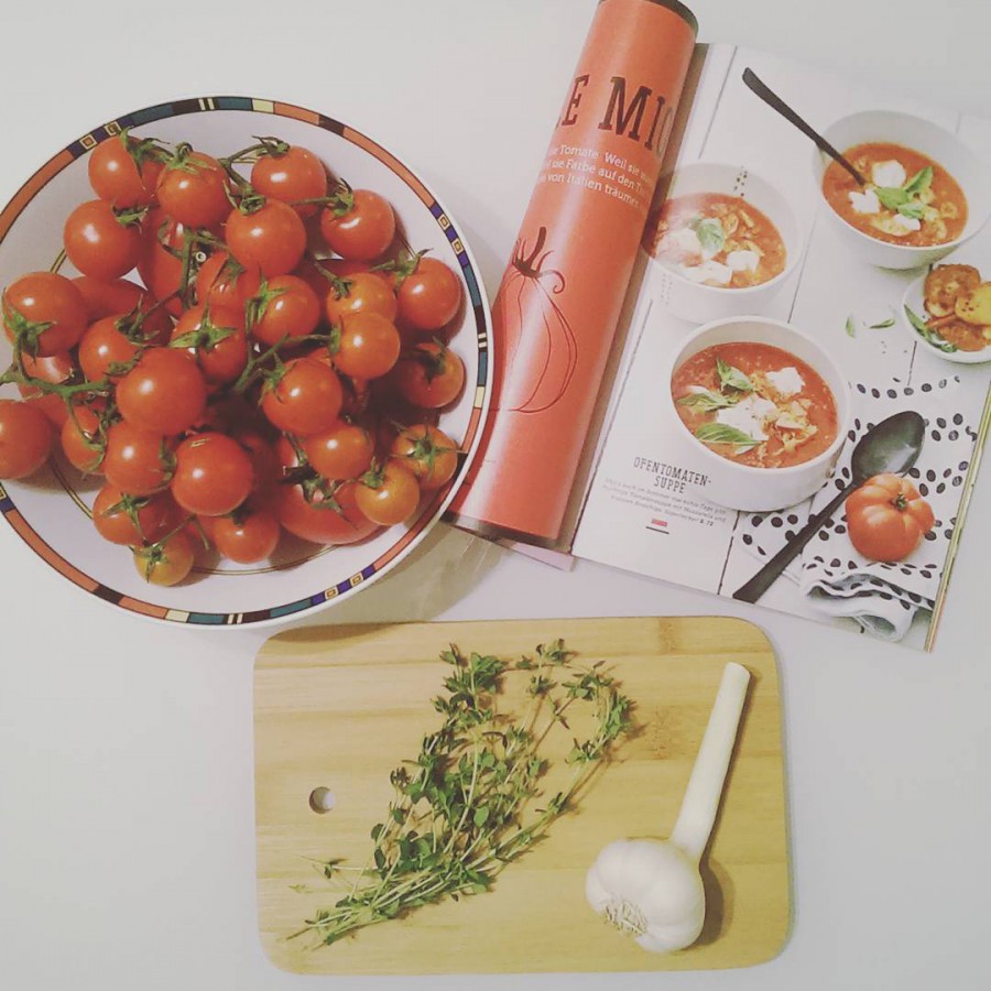 Frische Tomatensuppe