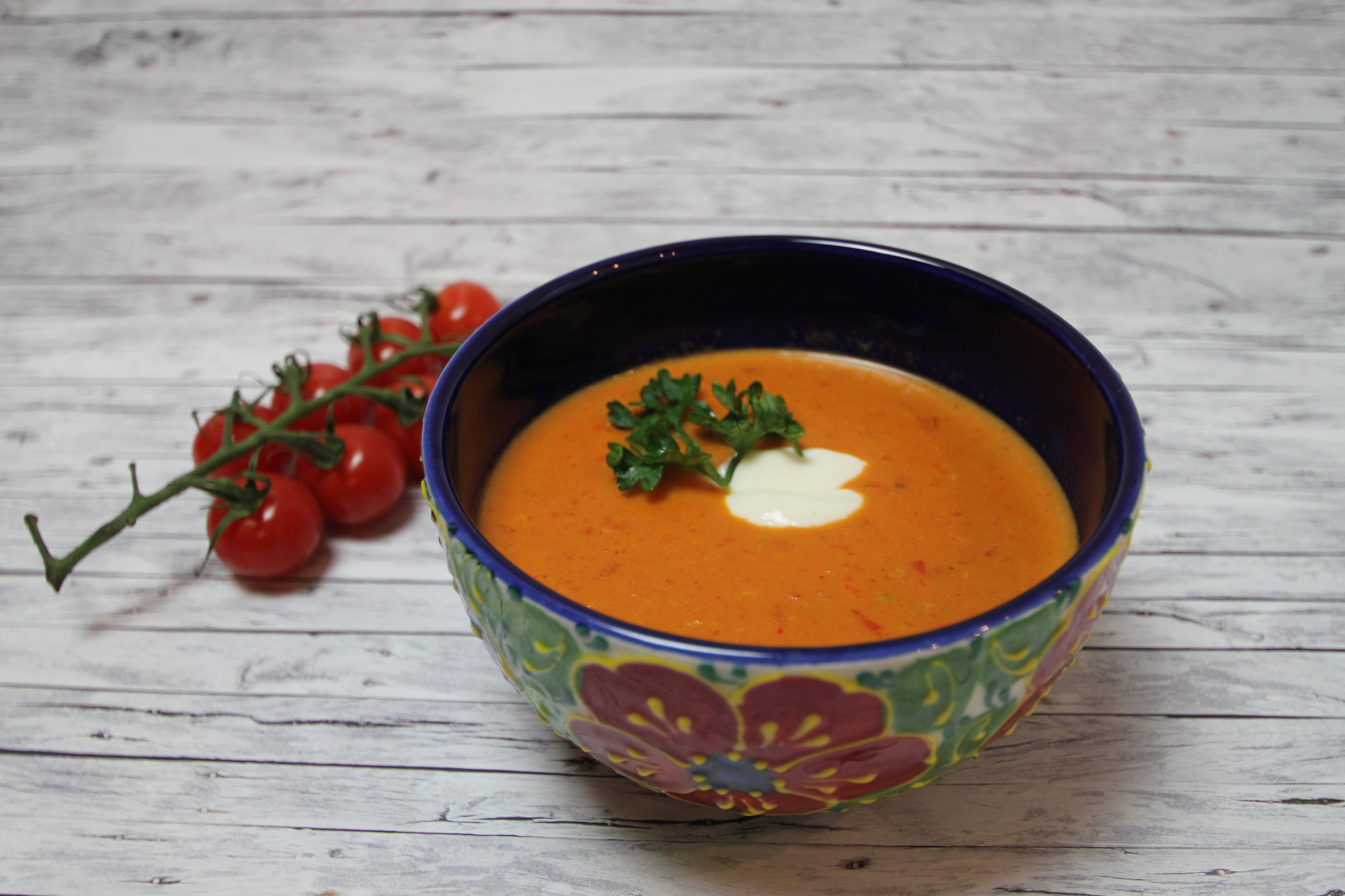 Veggie ♥ Tomaten-Kokos-Suppe