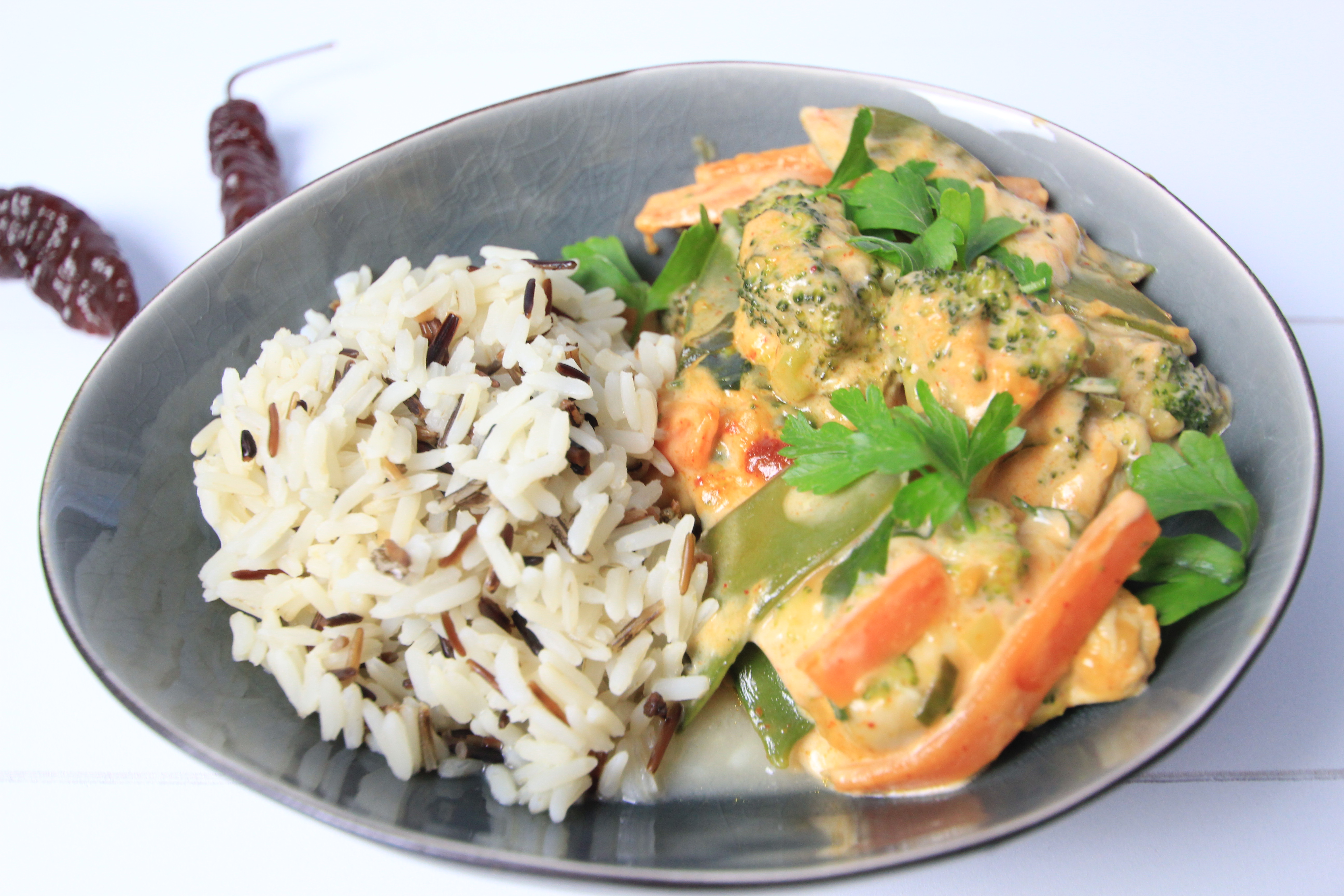 Currygemüse mit Reis