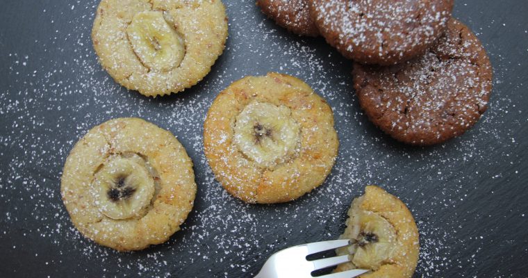 Muffins mit Banane oder Nutella