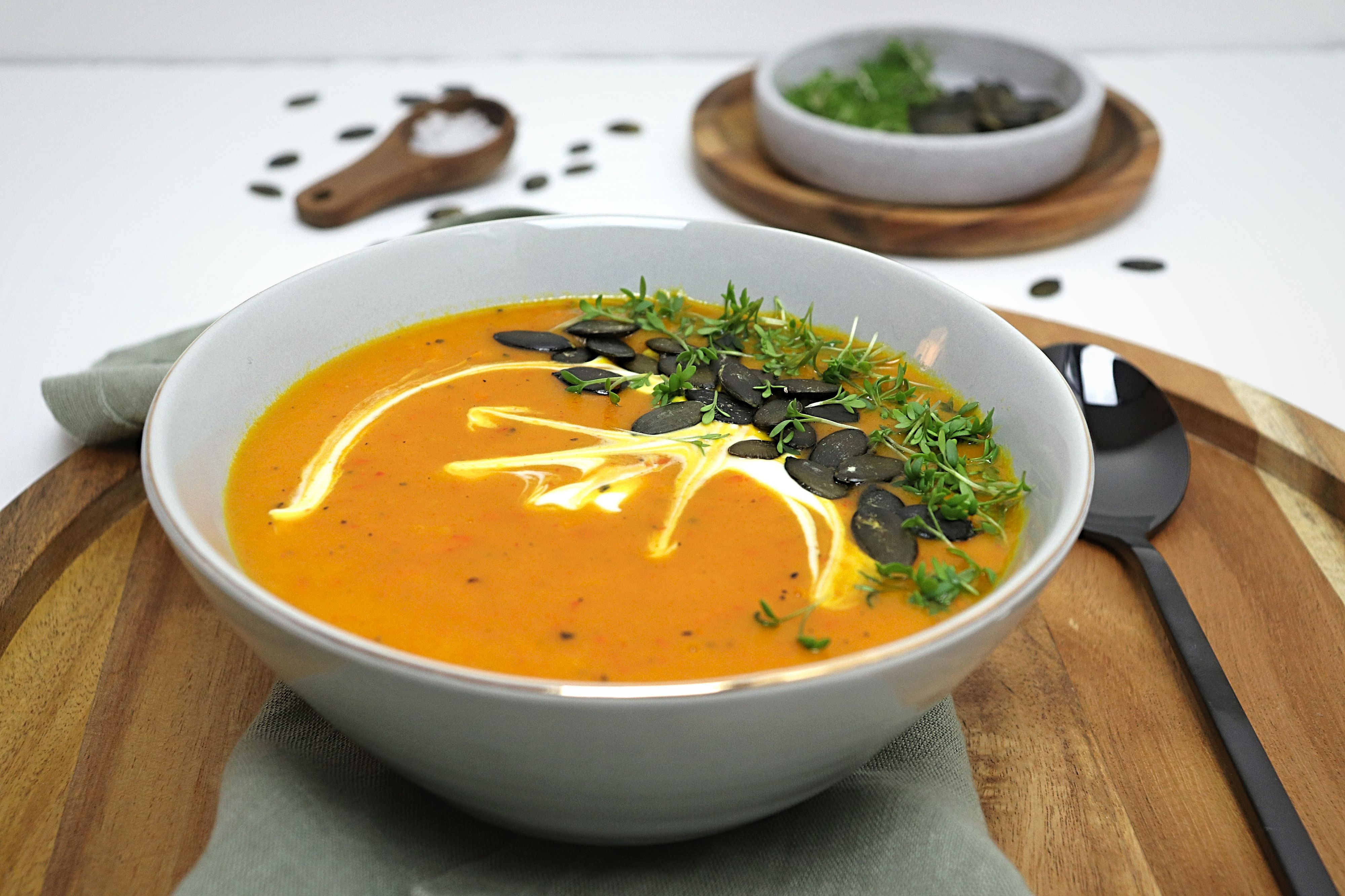 Herbstliche Kürbissuppe