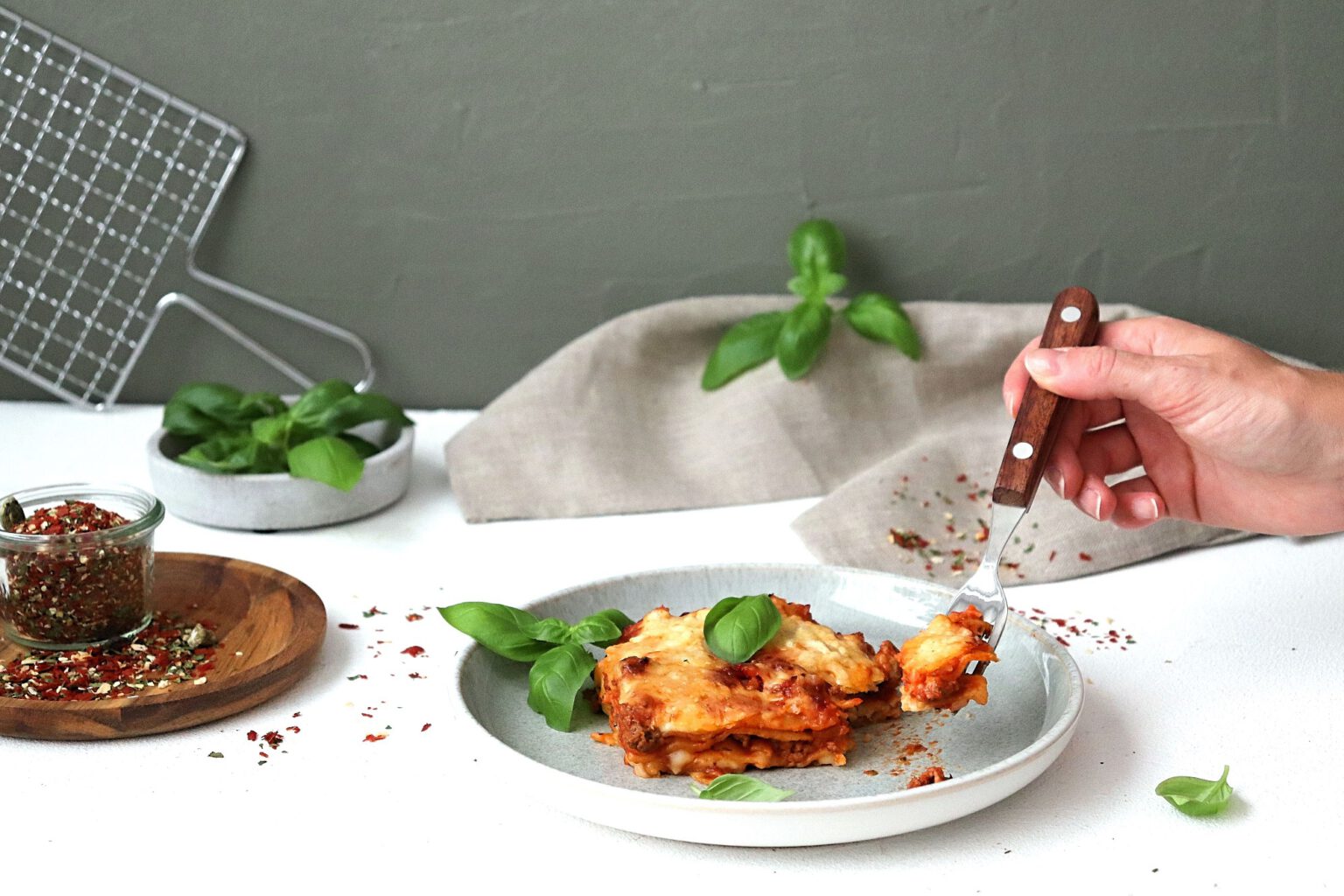 Lasagne aus frischem Pastateig Stylingkitchen
