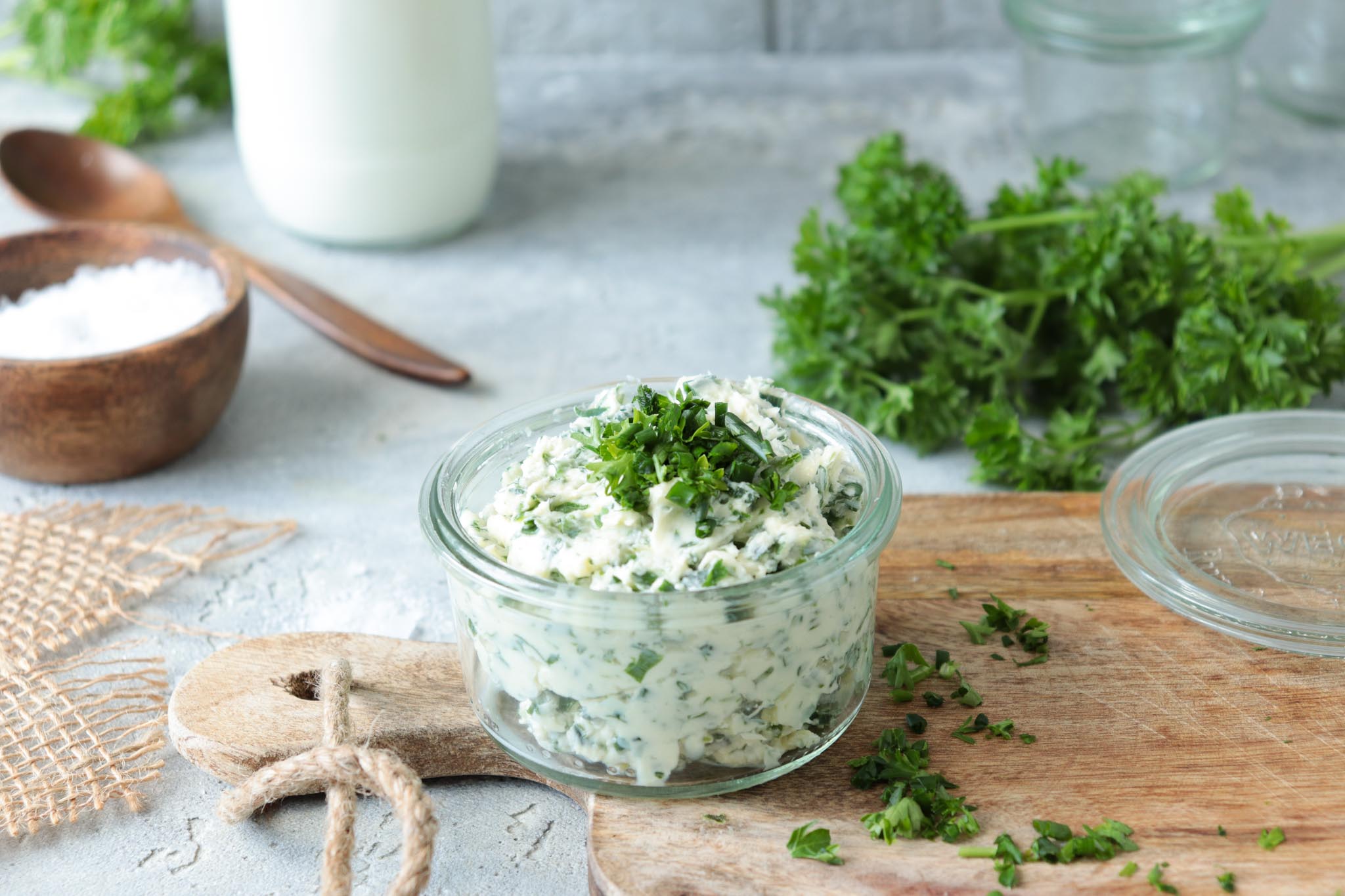 Selbstgemachte Kräuterbutter - Stylingkitchen