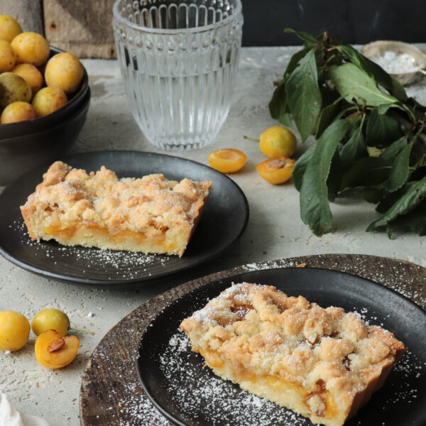 Fruchtige Mirabellentarte mit Streuseln - Stylingkitchen