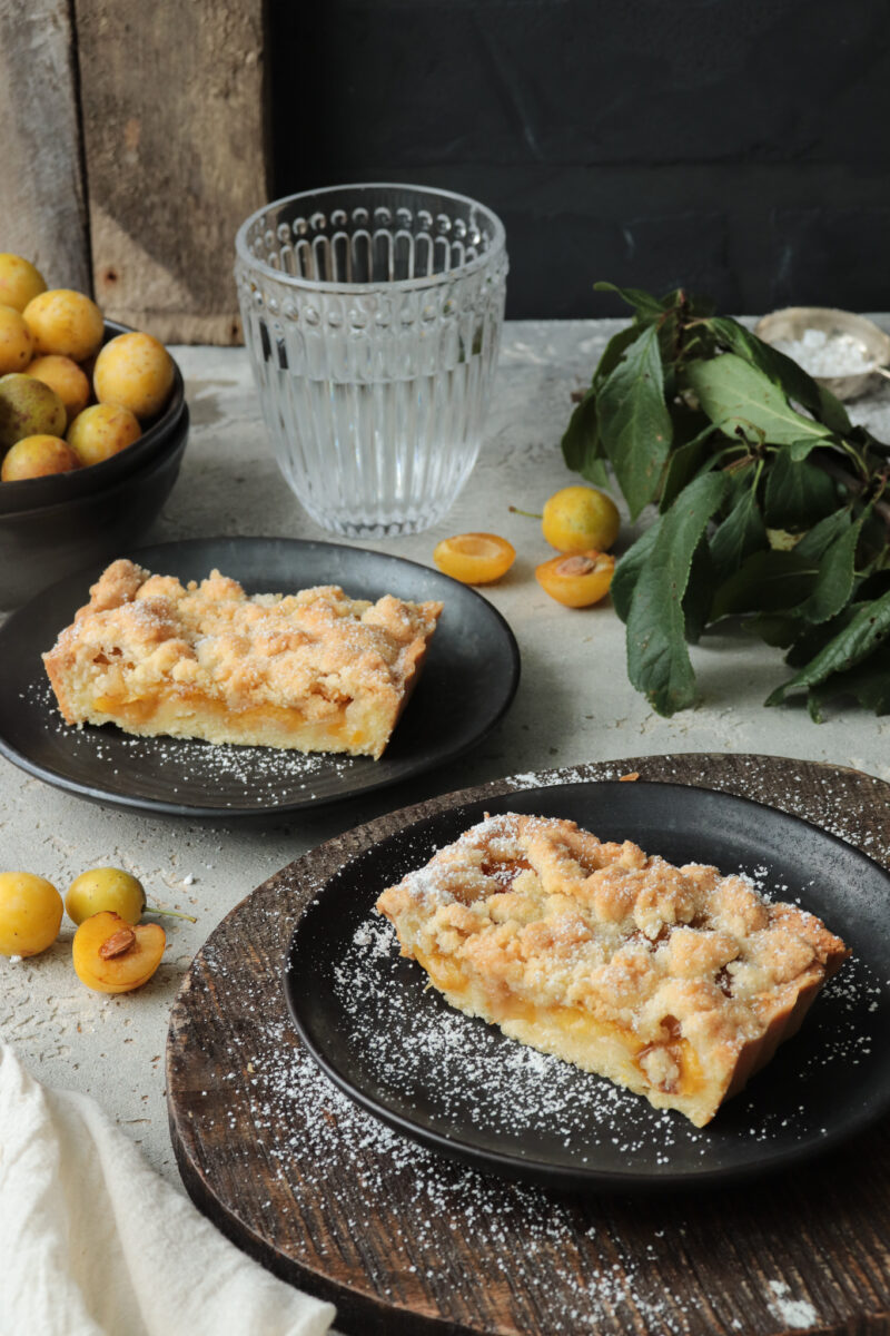 Fruchtige Mirabellentarte mit Streuseln - Stylingkitchen